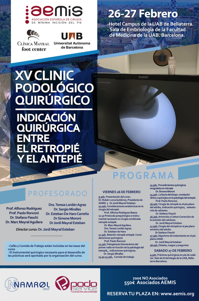 cartel xv clinic podologico quirurgico